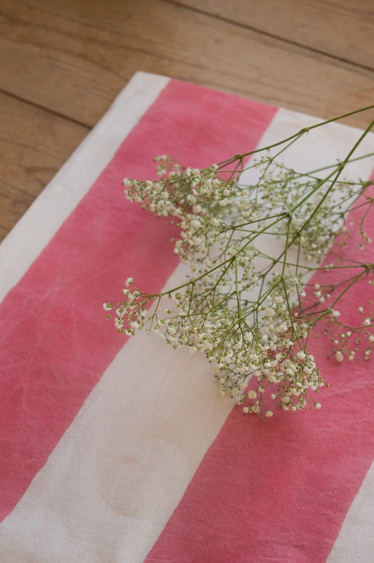 Tablecloths Wide Stripe Tablecloth - Hot Pink 25322