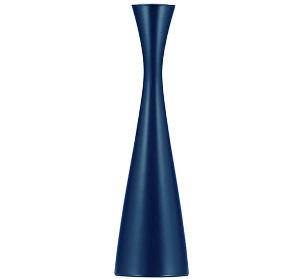 Candles Wooden CandleHolder Midnight Blue / Tall 22138