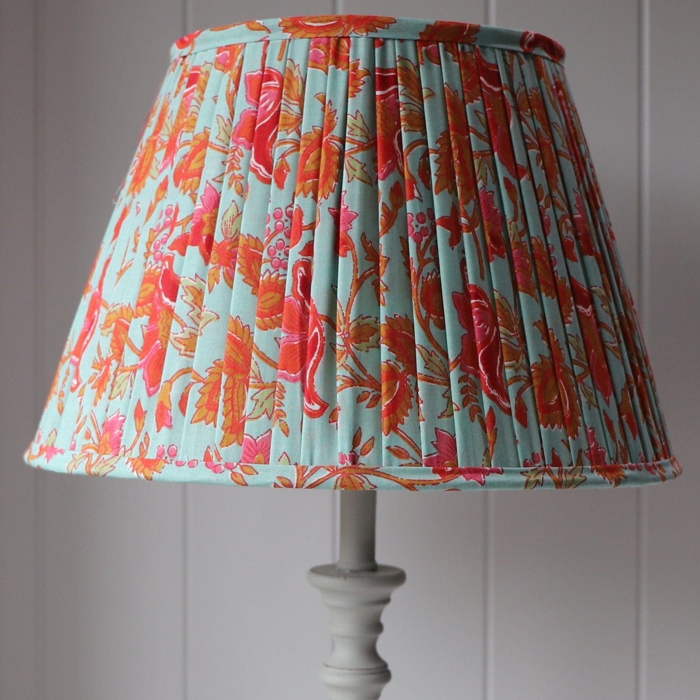 Kapoor Carpets & Textiles Lampshades Empire Lampshade - Flame Botanical on Jade 19500