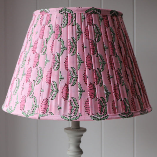 Outside Suppliers Empire Lampshade - Pink Flowers on Pink 19508