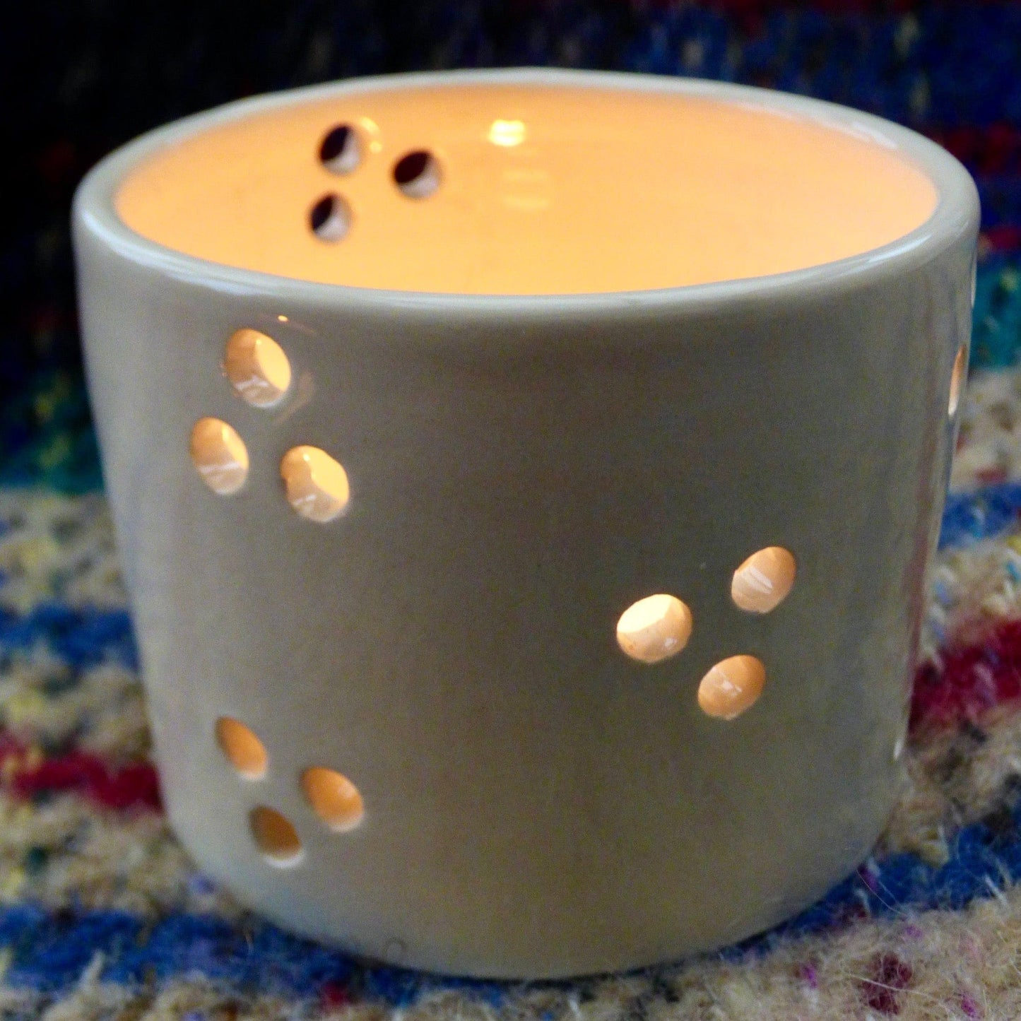 Gillshaw Pottery Candlesticks & Candleholders Hand Thrown Ceramic Tea-Light Holder 15423