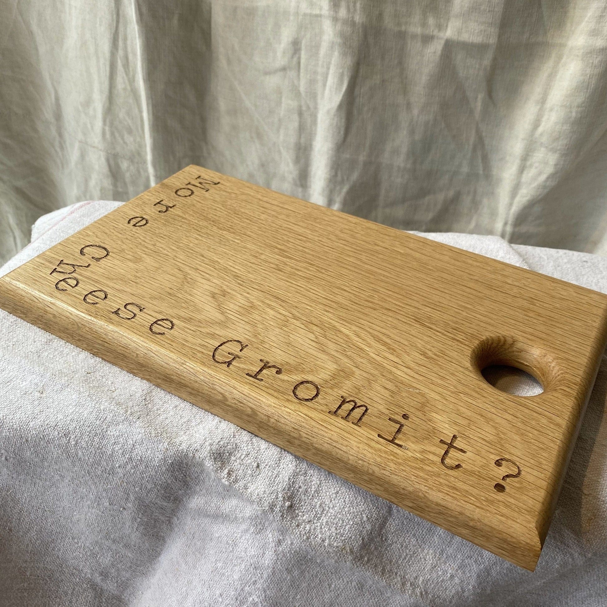 Oak Products "More Cheese Gromit" Cheese Board 3686