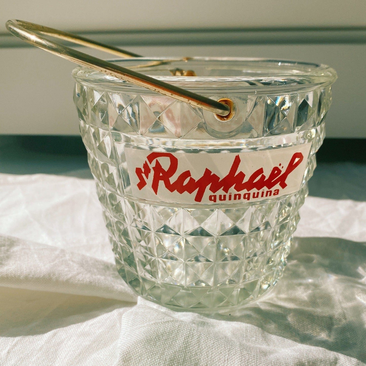 Glassware St. Raphael Quinquina Cafe Ice Bucket 19056