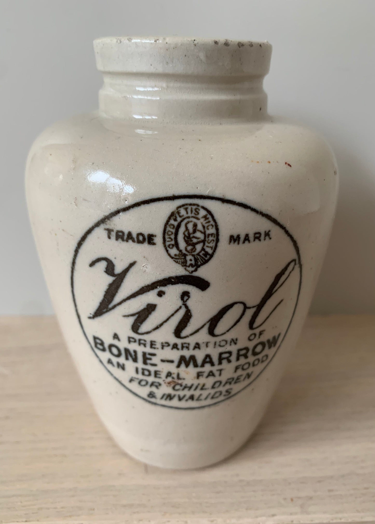 Vintage Miscellania Virol - Bone Marrow Jar 2 19730