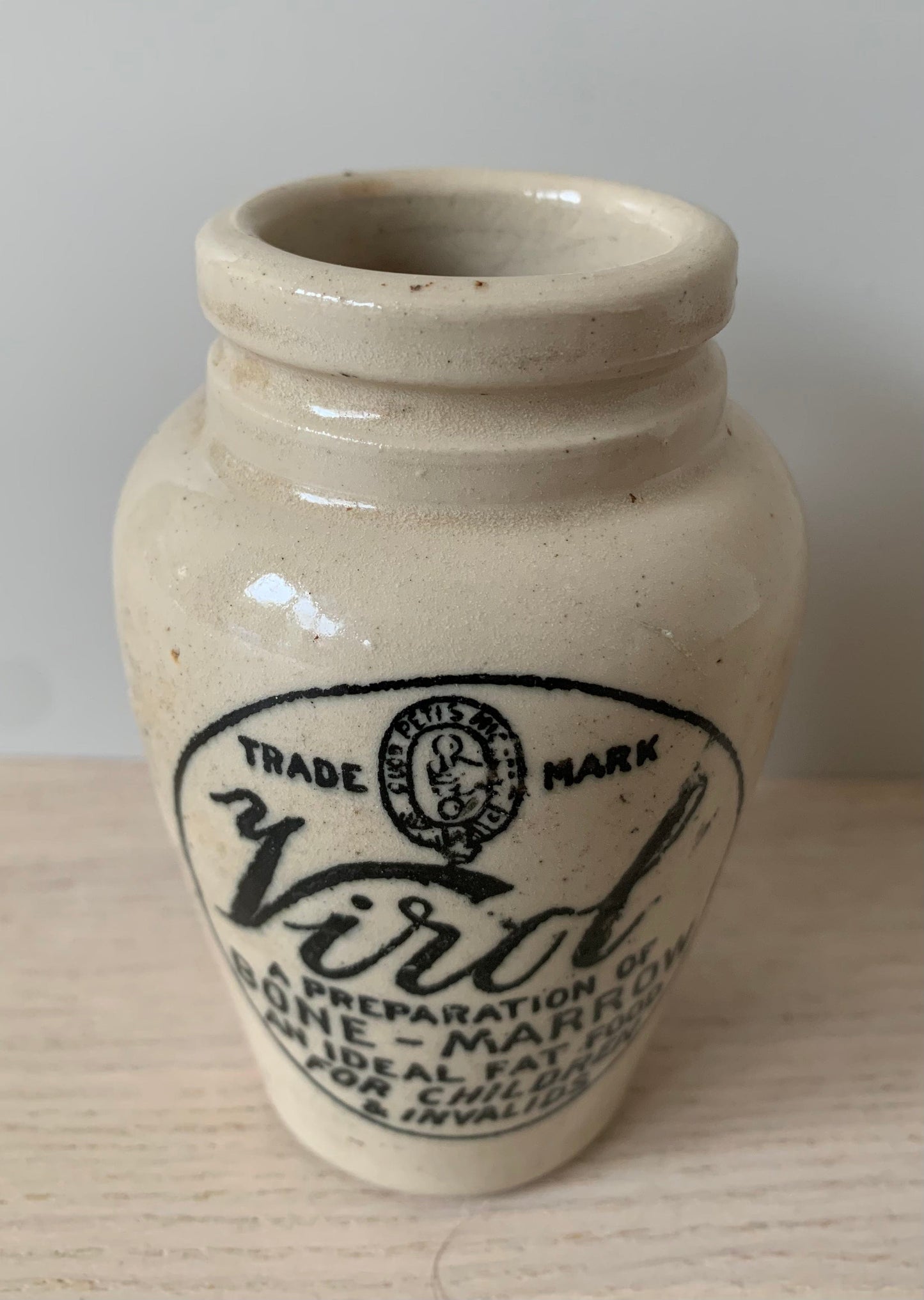 Rusty Vintage Miscellania Virol - Bone Marrow Jar 4 19732