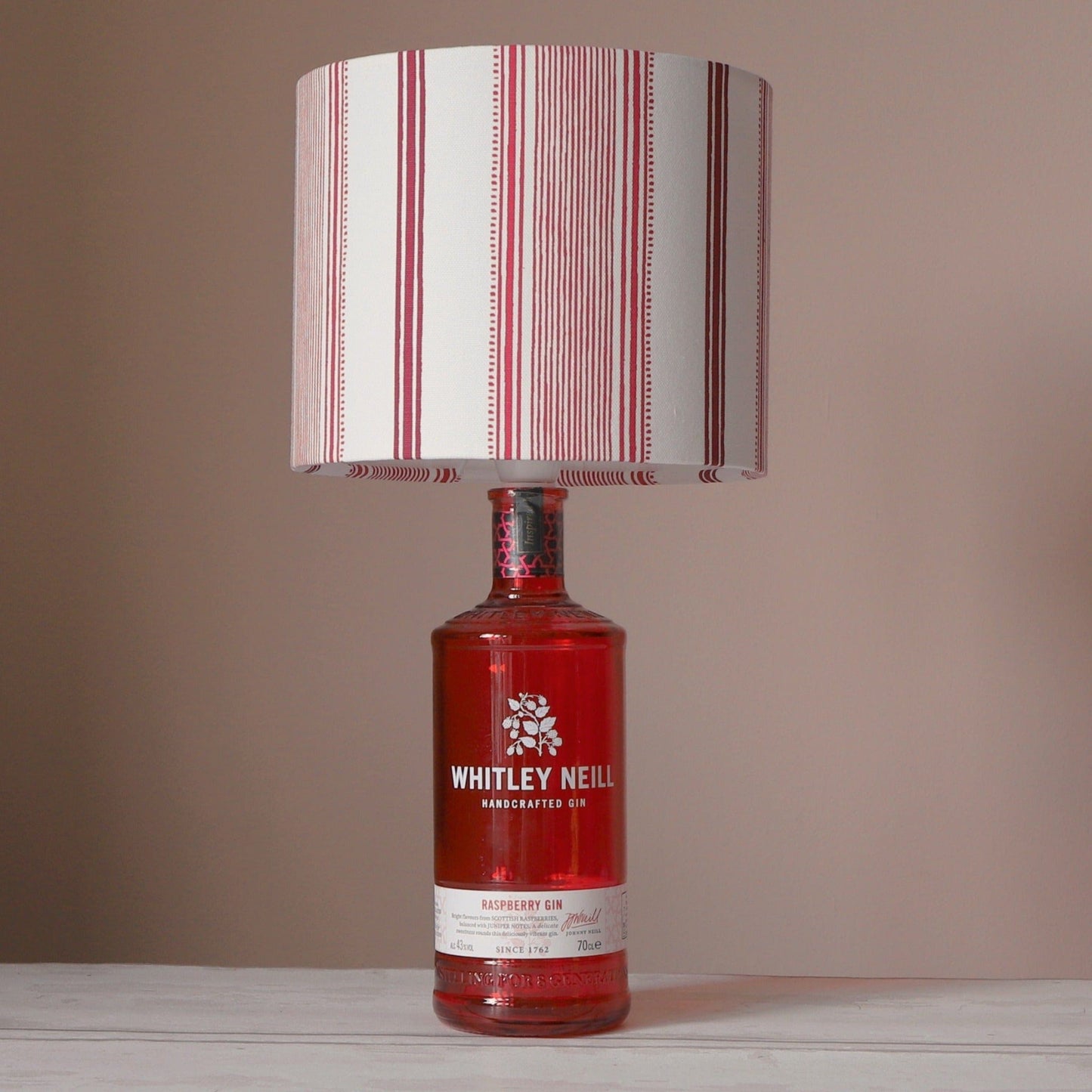 RJH Made Whitley Neill Raspberry Gin Lamp 16307